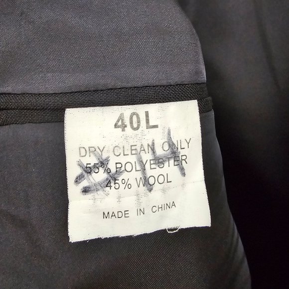 Neil Allyn 40L Black Solid 1-Button Tuxedo Jacket Blazer V136 - Picture 11 of 11